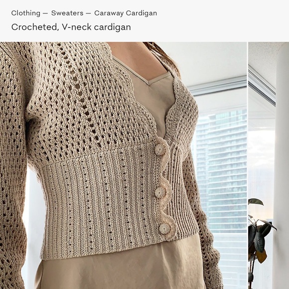 Aritzia Wilfred caraway cardigan NWT - Picture 3 of 4